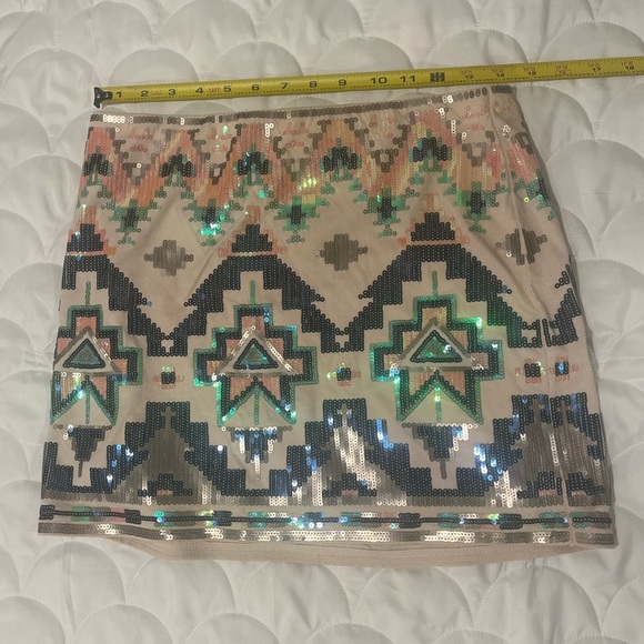 Express Dresses & Skirts - Small Express Sequined Mini Skirt